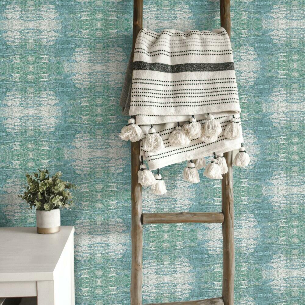 Sarong Print Peel and Stick Wallpaper Peel and Stick Wallpaper RoomMates   