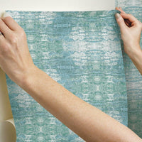 Sarong Print Peel and Stick Wallpaper Peel and Stick Wallpaper RoomMates   