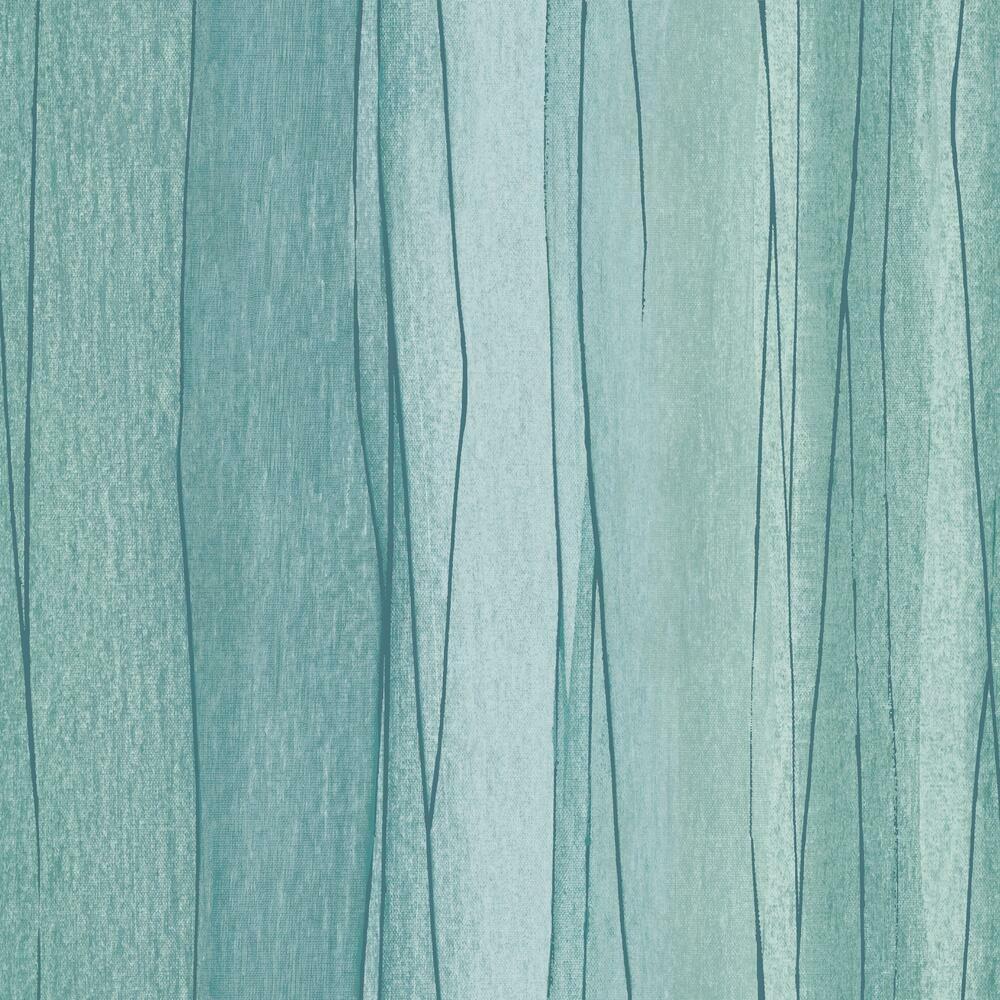 Making Waves Peel and Stick Wallpaper Peel and Stick Wallpaper RoomMates Roll Light Blue 