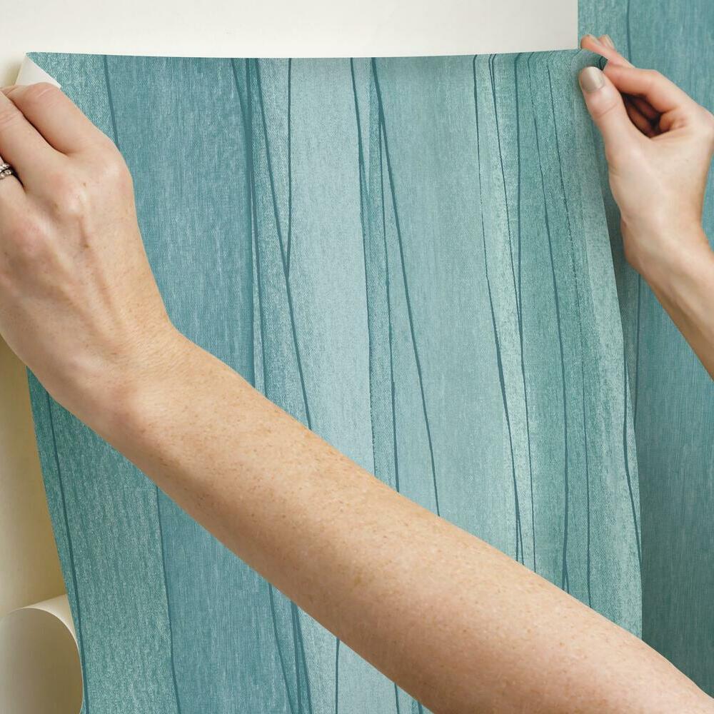 Making Waves Peel and Stick Wallpaper Peel and Stick Wallpaper RoomMates   