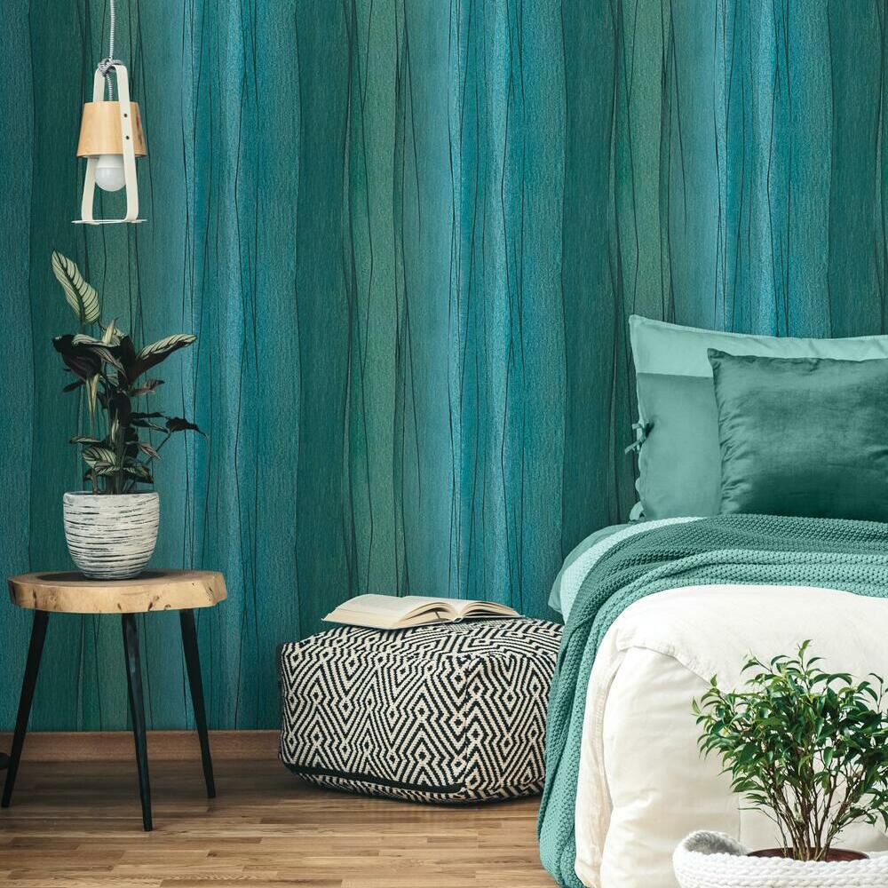 Making Waves Peel and Stick Wallpaper Peel and Stick Wallpaper RoomMates   