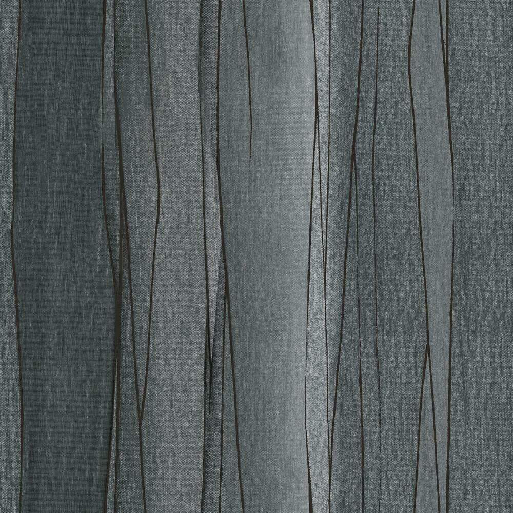 Making Waves Peel and Stick Wallpaper Peel and Stick Wallpaper RoomMates Roll Black 