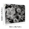 Vintage Floral Blooms Peel and Stick Wallpaper Peel and Stick Wallpaper RoomMates   