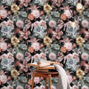 Vintage Floral Blooms Peel and Stick Wallpaper Peel and Stick Wallpaper RoomMates   