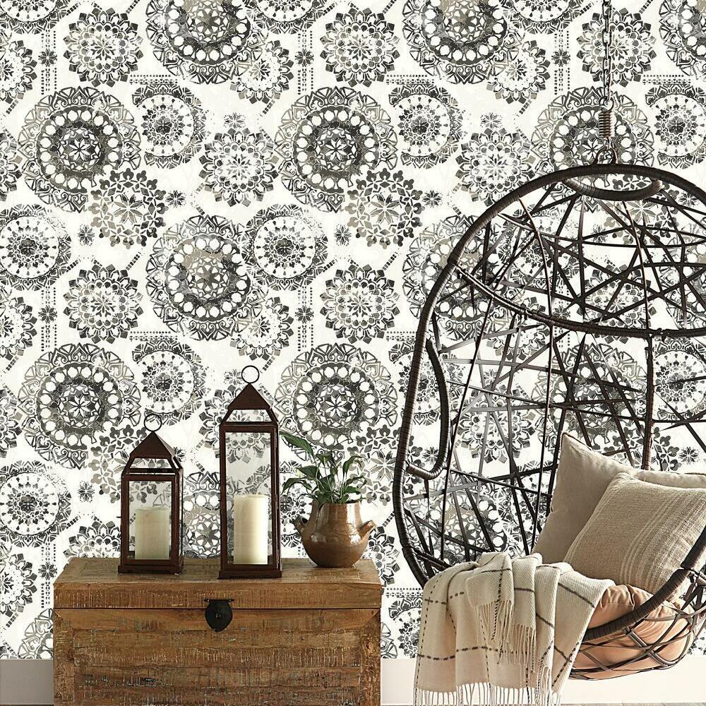 Bohemian Peel and Stick Wallpaper Peel and Stick Wallpaper RoomMates   