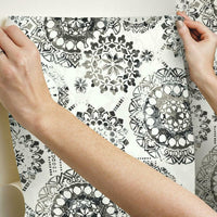 Bohemian Peel and Stick Wallpaper Peel and Stick Wallpaper RoomMates   