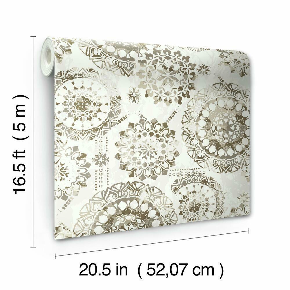 Bohemian Peel and Stick Wallpaper Peel and Stick Wallpaper RoomMates   