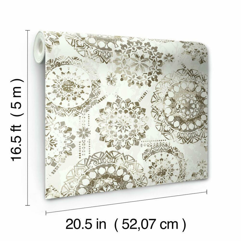 Bohemian Peel and Stick Wallpaper Peel and Stick Wallpaper RoomMates   