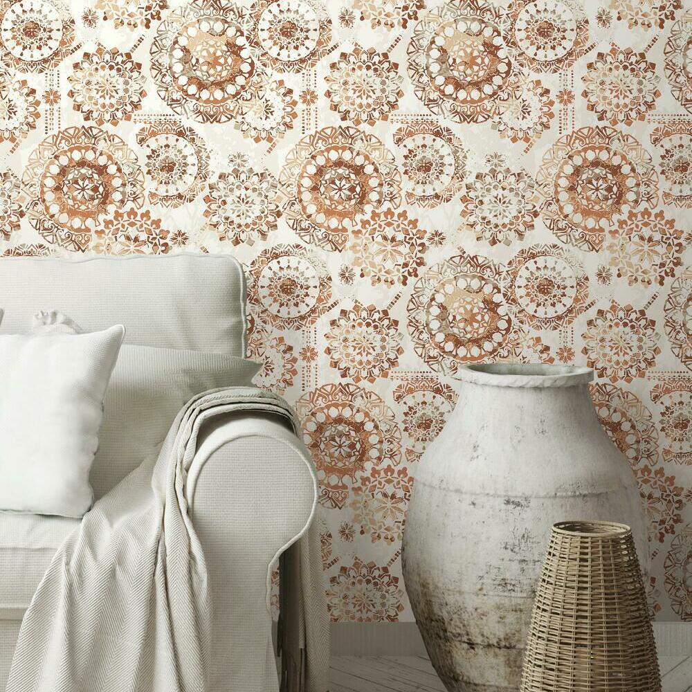 Bohemian Peel and Stick Wallpaper Peel and Stick Wallpaper RoomMates   