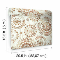 Bohemian Peel and Stick Wallpaper Peel and Stick Wallpaper RoomMates   