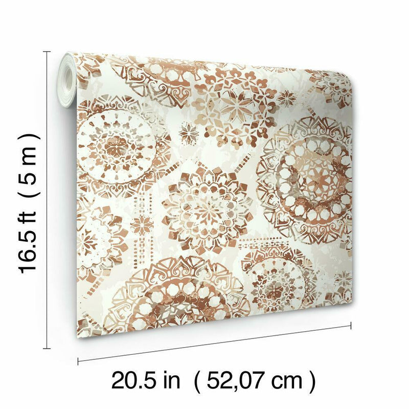 Bohemian Peel and Stick Wallpaper Peel and Stick Wallpaper RoomMates   