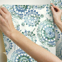 Bohemian Peel and Stick Wallpaper Peel and Stick Wallpaper RoomMates   