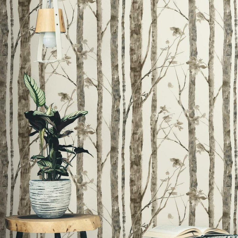 Trees Peel and Stick Wallpaper Peel and Stick Wallpaper RoomMates   