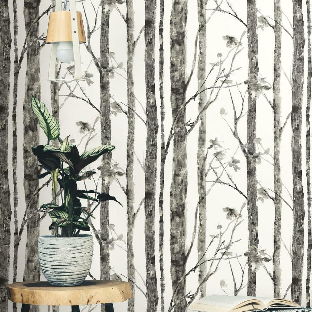 Trees Peel and Stick Wallpaper Peel and Stick Wallpaper RoomMates   