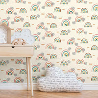 Rainbow's End Peel and Stick Wallpaper Peel and Stick Wallpaper RoomMates   