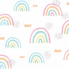 Rainbow's End Peel and Stick Wallpaper Peel and Stick Wallpaper RoomMates Roll Pink 