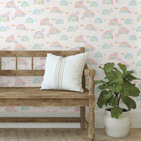 Rainbow's End Peel and Stick Wallpaper Peel and Stick Wallpaper RoomMates   
