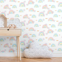 Rainbow's End Peel and Stick Wallpaper Peel and Stick Wallpaper RoomMates   