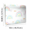 Rainbow's End Peel and Stick Wallpaper Peel and Stick Wallpaper RoomMates   