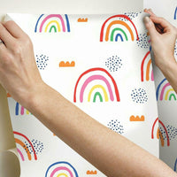 Rainbow's End Peel and Stick Wallpaper Peel and Stick Wallpaper RoomMates   
