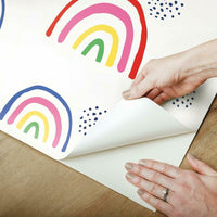 Rainbow's End Peel and Stick Wallpaper Peel and Stick Wallpaper RoomMates   