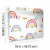 Rainbow's End Peel and Stick Wallpaper Peel and Stick Wallpaper RoomMates   