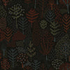 Folklore Trees Peel and Stick Wallpaper Peel and Stick Wallpaper RoomMates Roll Black 