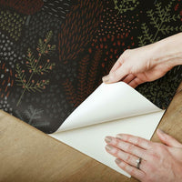 Folklore Trees Peel and Stick Wallpaper Peel and Stick Wallpaper RoomMates   