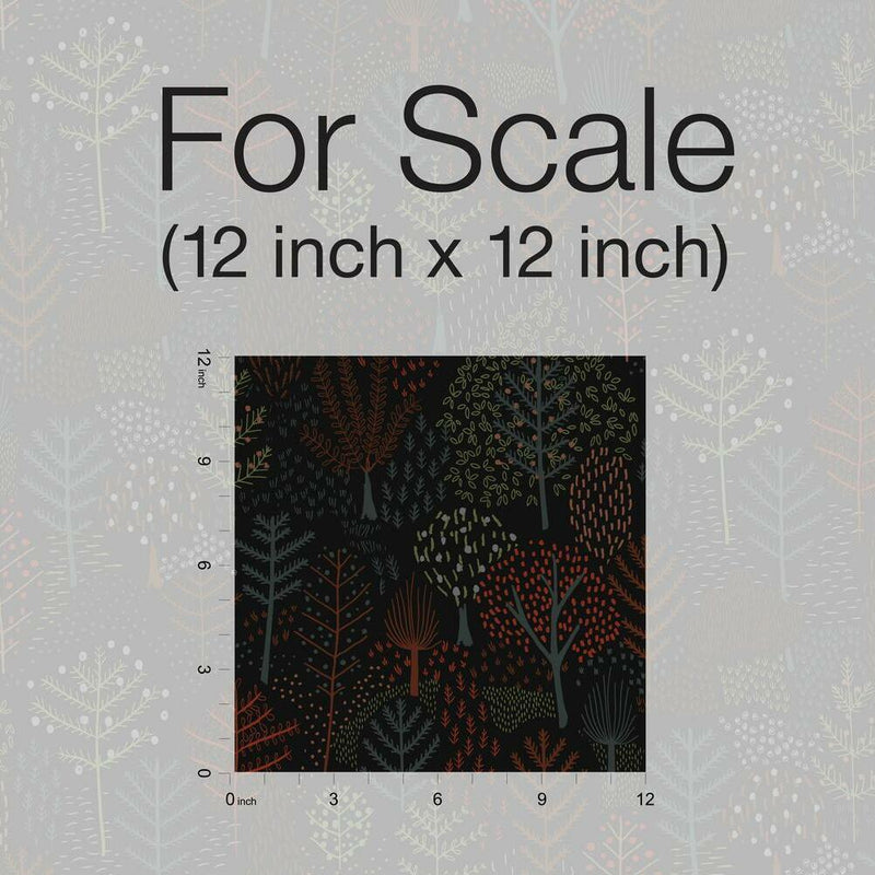 Folklore Trees Peel and Stick Wallpaper Peel and Stick Wallpaper RoomMates   