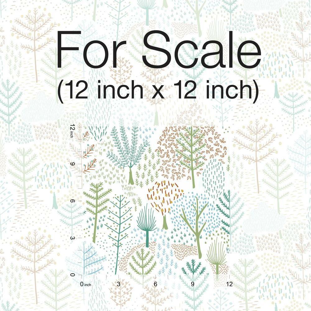 Folklore Trees Peel and Stick Wallpaper Peel and Stick Wallpaper RoomMates   