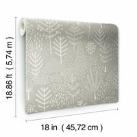 Folklore Trees Peel and Stick Wallpaper Peel and Stick Wallpaper RoomMates   