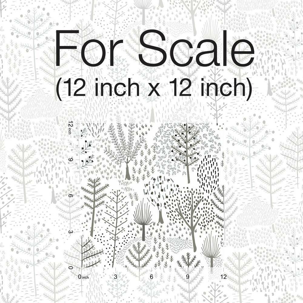 Folklore Trees Peel and Stick Wallpaper Peel and Stick Wallpaper RoomMates   