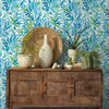 Watercolor Leaves Peel and Stick Wallpaper Peel and Stick Wallpaper RoomMates   