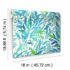 Watercolor Leaves Peel and Stick Wallpaper Peel and Stick Wallpaper RoomMates   