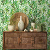 Watercolor Leaves Peel and Stick Wallpaper Peel and Stick Wallpaper RoomMates   