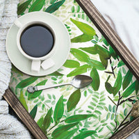 Watercolor Leaves Peel and Stick Wallpaper Peel and Stick Wallpaper RoomMates   