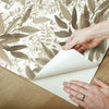 Watercolor Leaves Peel and Stick Wallpaper Peel and Stick Wallpaper RoomMates   