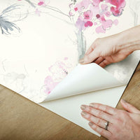 Spring Cherry Blossoms Peel and Stick Wallpaper Peel and Stick Wallpaper RoomMates   