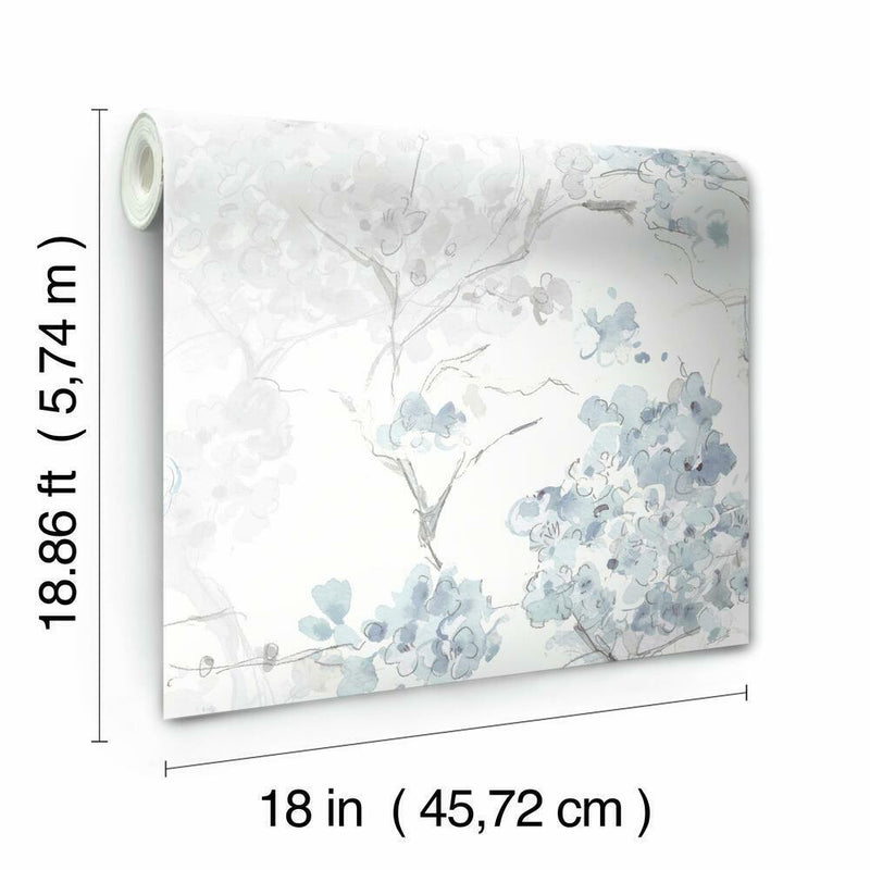 Spring Cherry Blossoms Peel and Stick Wallpaper Peel and Stick Wallpaper RoomMates   