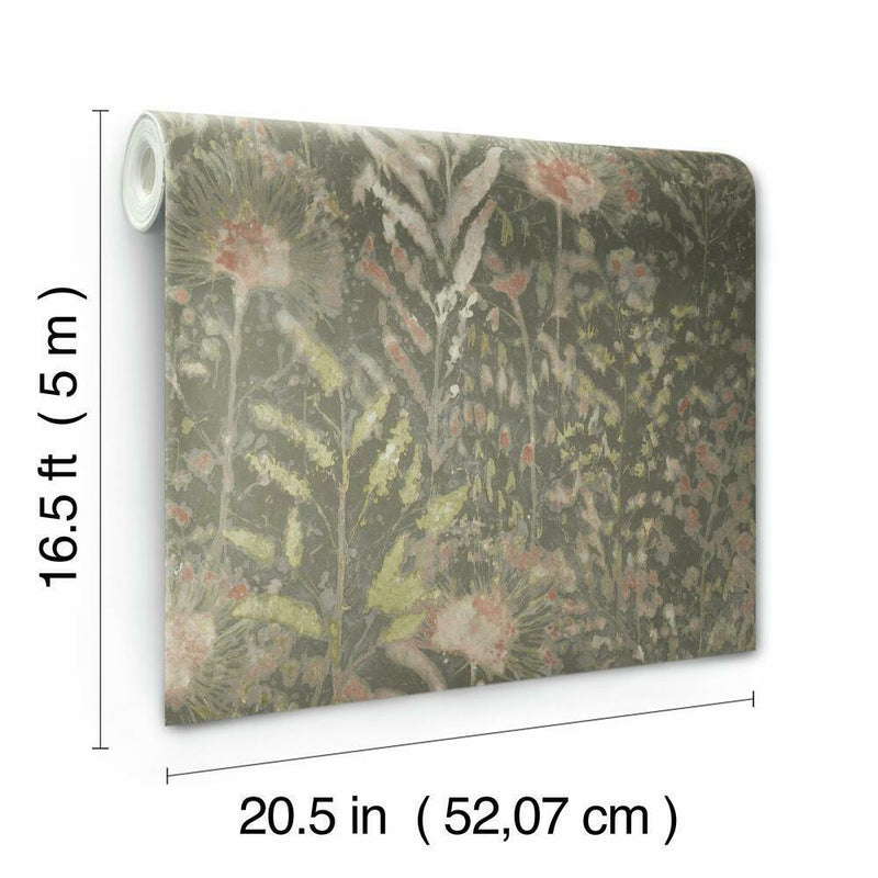 Dandelion Peel and Stick Wallpaper Peel and Stick Wallpaper RoomMates   