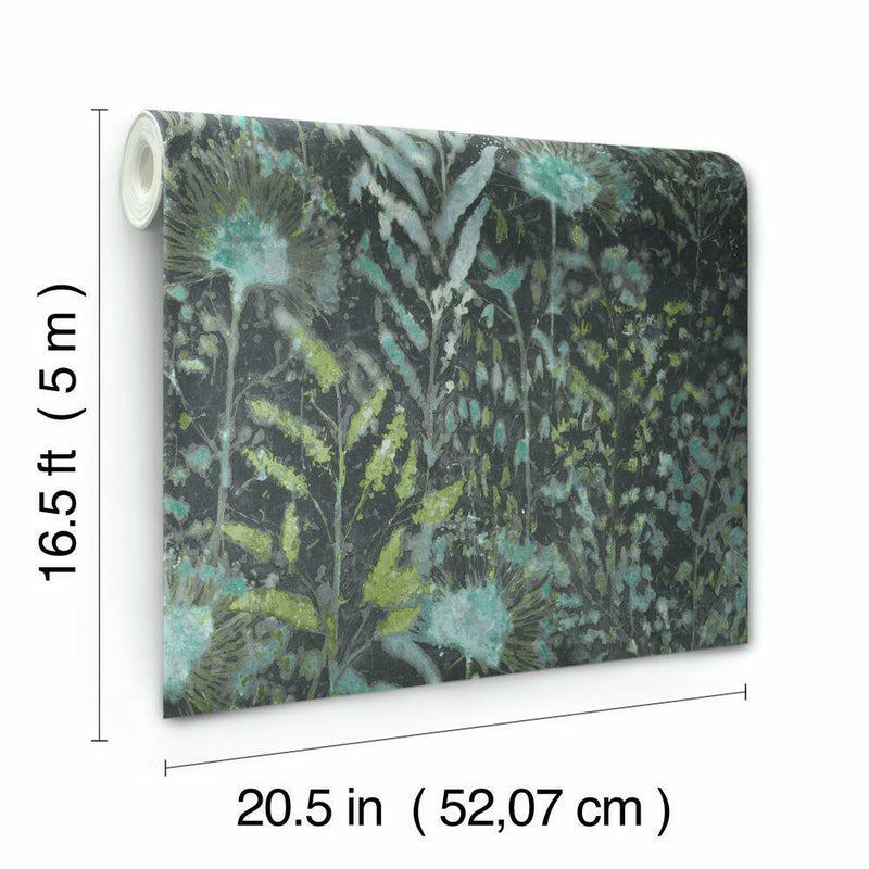 Dandelion Peel and Stick Wallpaper Peel and Stick Wallpaper RoomMates   