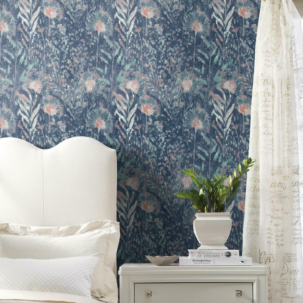 Dandelion Peel and Stick Wallpaper Peel and Stick Wallpaper RoomMates   