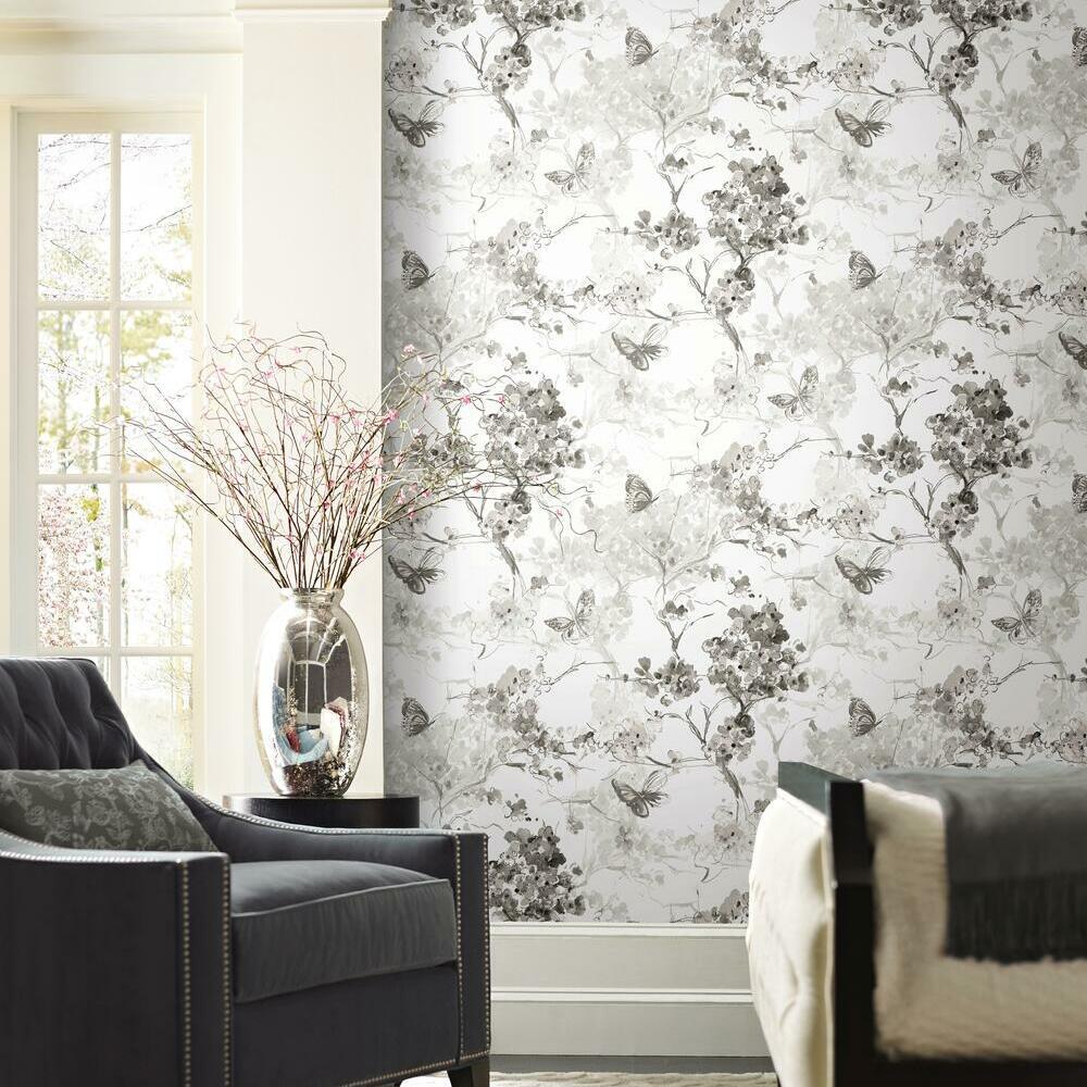 Spring Cherry Blossoms Peel and Stick Wallpaper Peel and Stick Wallpaper RoomMates   