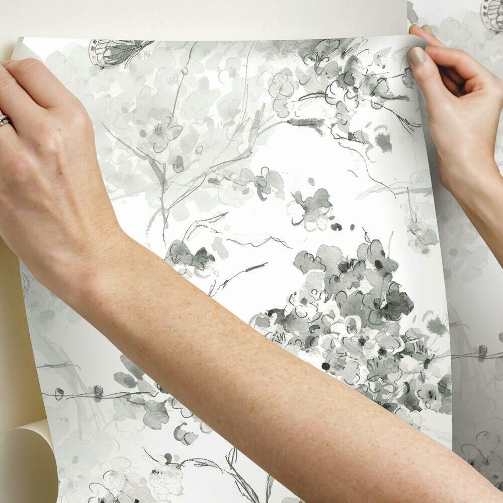 Spring Cherry Blossoms Peel and Stick Wallpaper Peel and Stick Wallpaper RoomMates   