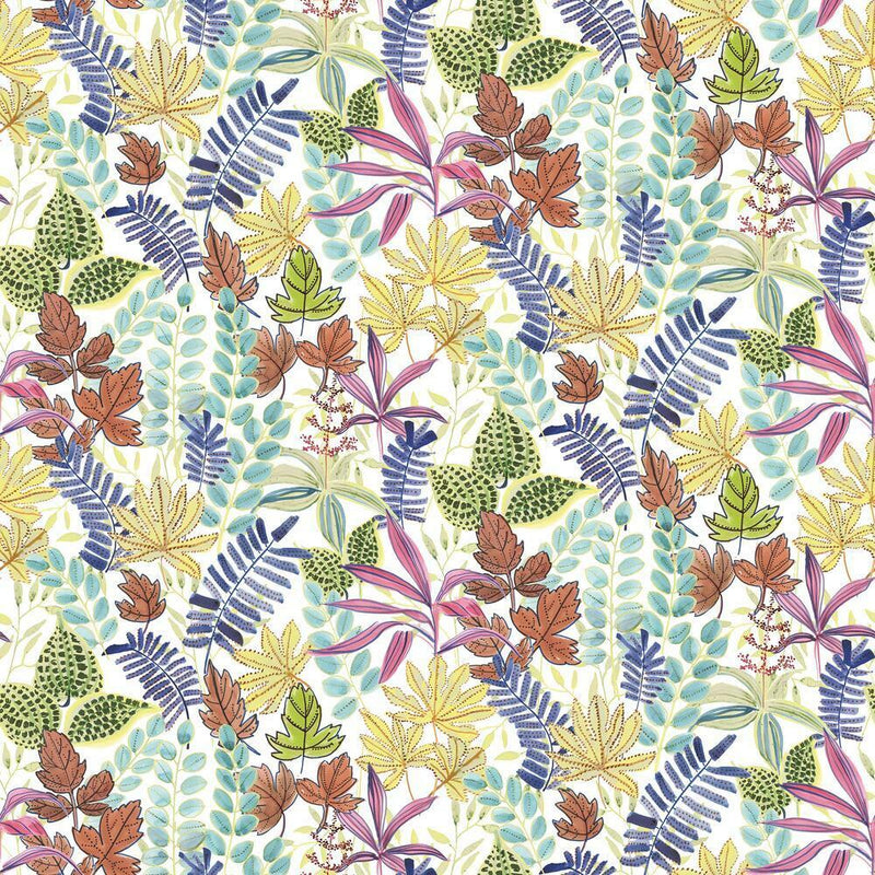 Watercolor Tropics Peel and Stick Wallpaper Peel and Stick Wallpaper RoomMates Roll Purple 