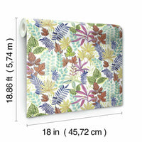 Watercolor Tropics Peel and Stick Wallpaper Peel and Stick Wallpaper RoomMates   