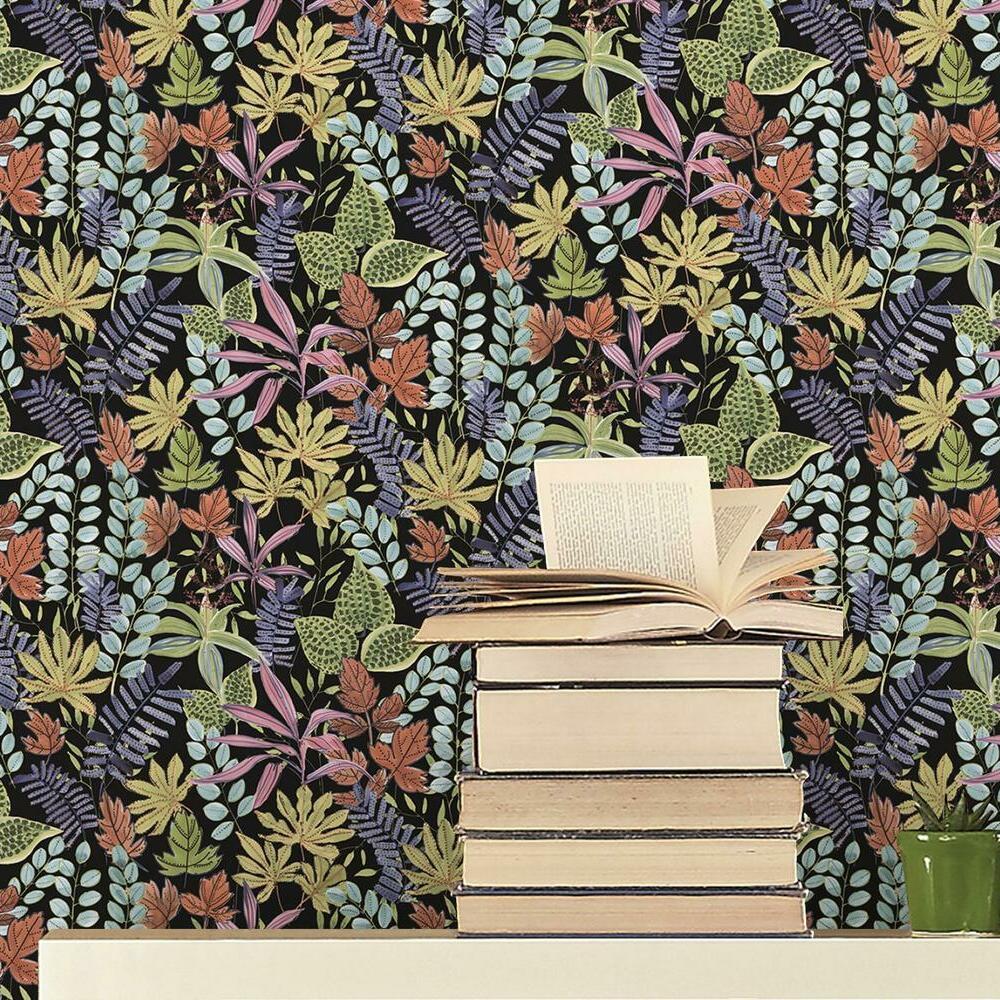 Watercolor Tropics Peel and Stick Wallpaper Peel and Stick Wallpaper RoomMates   