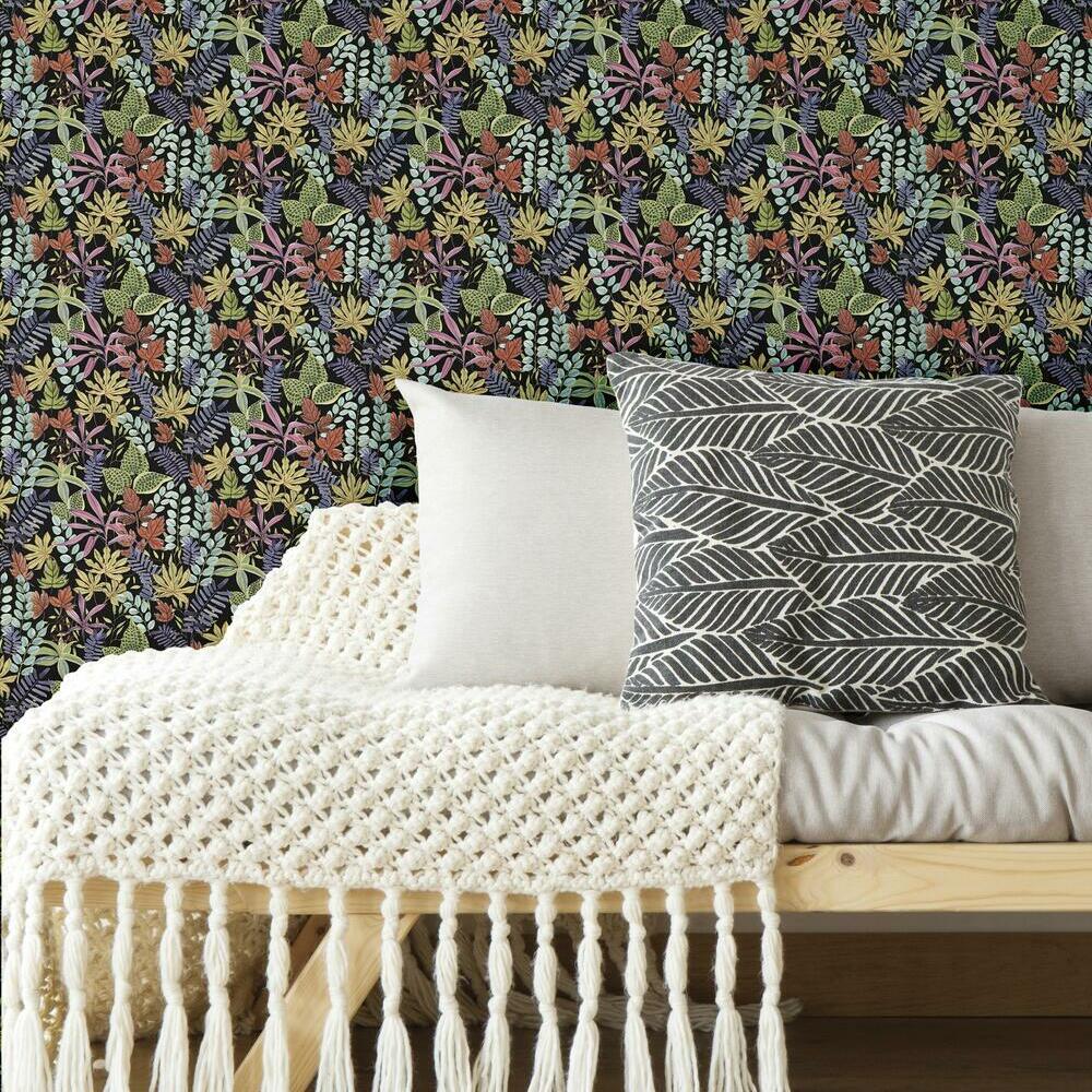 Watercolor Tropics Peel and Stick Wallpaper Peel and Stick Wallpaper RoomMates   