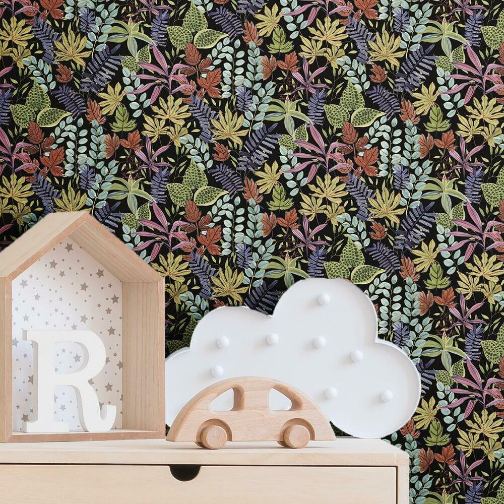 Watercolor Tropics Peel and Stick Wallpaper Peel and Stick Wallpaper RoomMates   