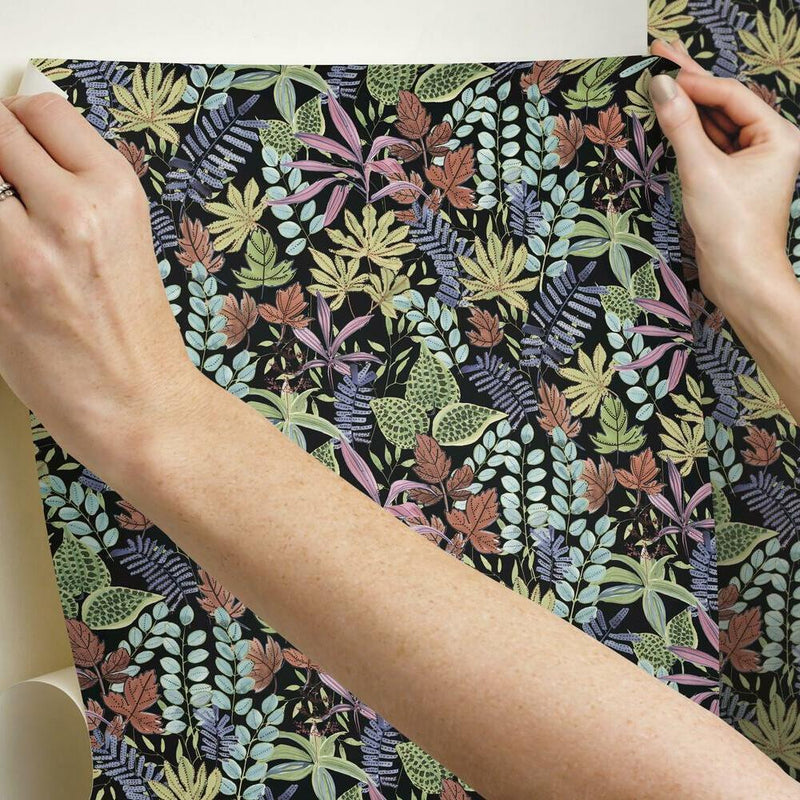 Watercolor Tropics Peel and Stick Wallpaper Peel and Stick Wallpaper RoomMates   